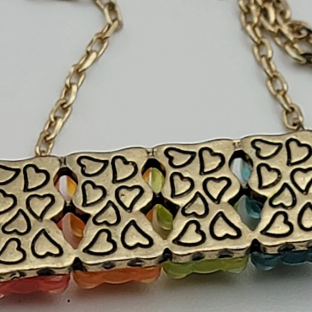 Betsey Johnson Gummy Bear Earrings & Necklace - Picture 2 of 9